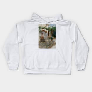 Farm Interior from the South of Spain by Hugo Birger Kids Hoodie